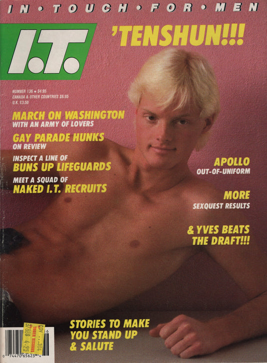 1988 March In Touch for Men Magazine Issue 136