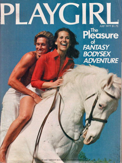 1977 Playgirl July / Playgirl on the Road Kathe Klopp and Centerfold Pro Surfer Randy Laine