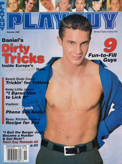 2000 Playguy November / David Springle + Centerfold Jason + Two Stories of Fantasy and Erotica