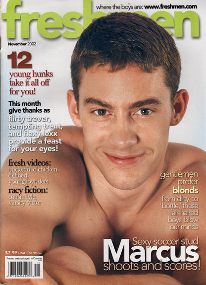 2002 Freshmen Magazine November /   Blond Boy Toys + Two Erotic Stories