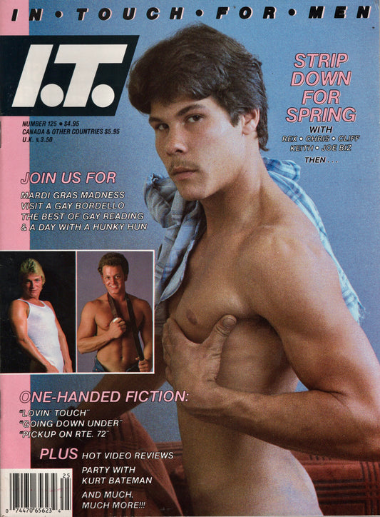 1987 April In Touch for Men Magazine Issue 125