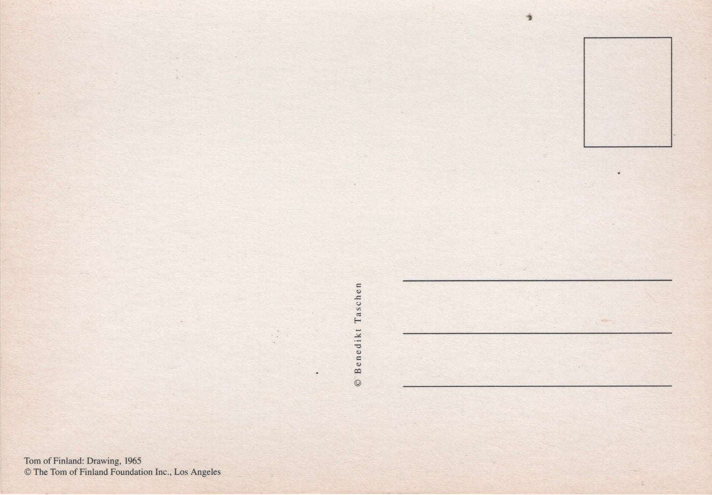 1965 / Tom of Finland / Original Postcard / 14 of 30