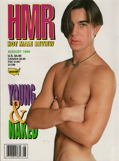 1994 HMR August / Hot Male Review / Young & Naked