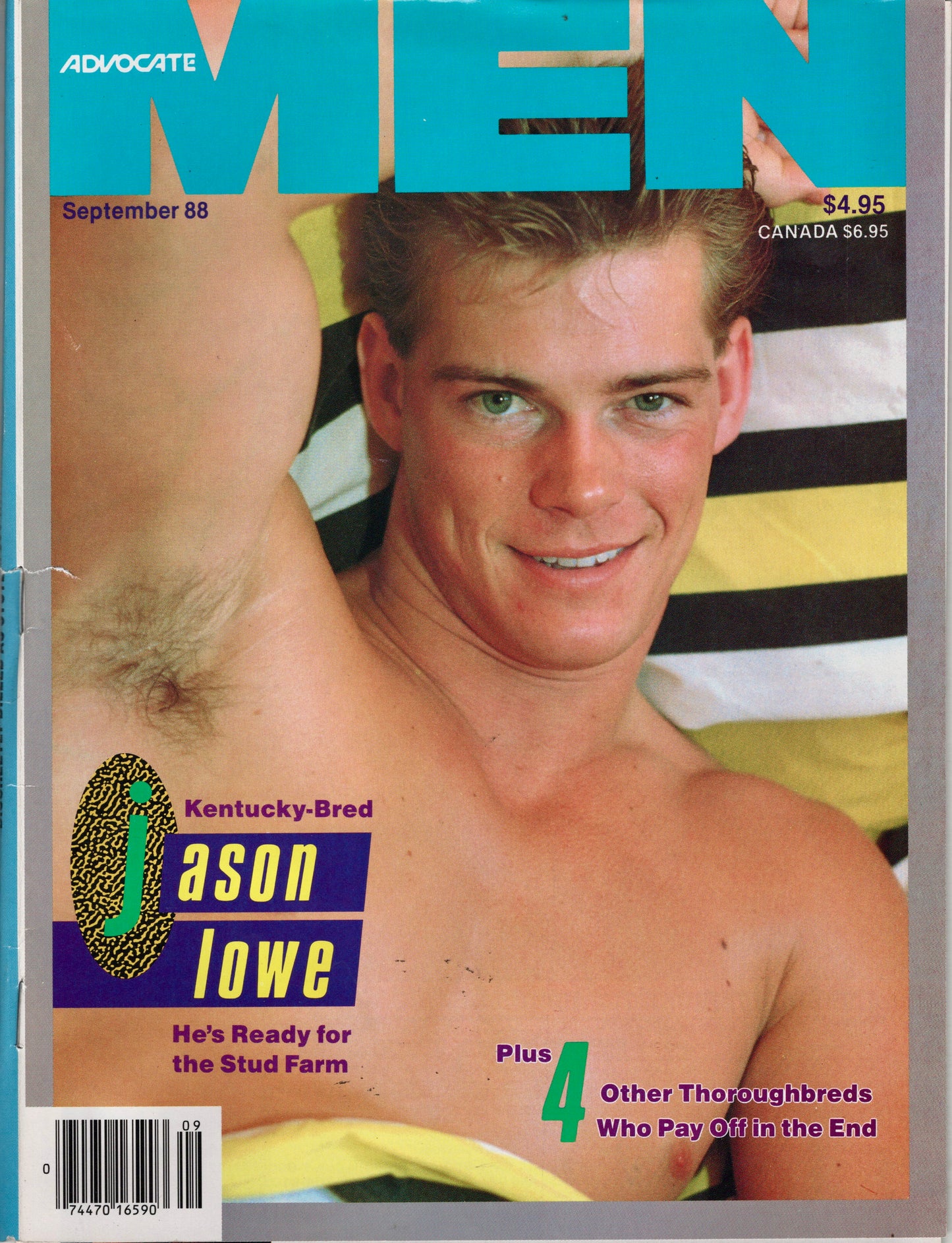 1988 September MEN Advocate / Jason Lowe / Two Erotic Stories