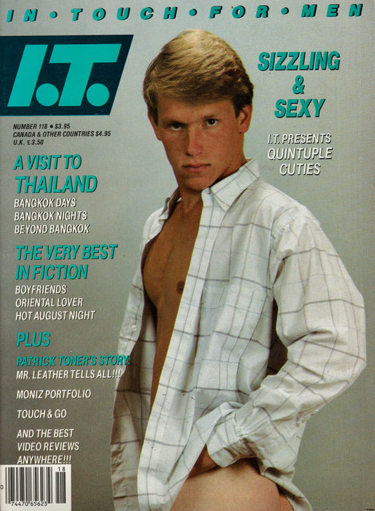 1986 September In Touch For Men Issue 118