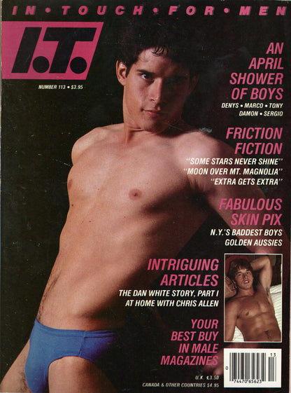 1986 April In Touch For Men Issue 113