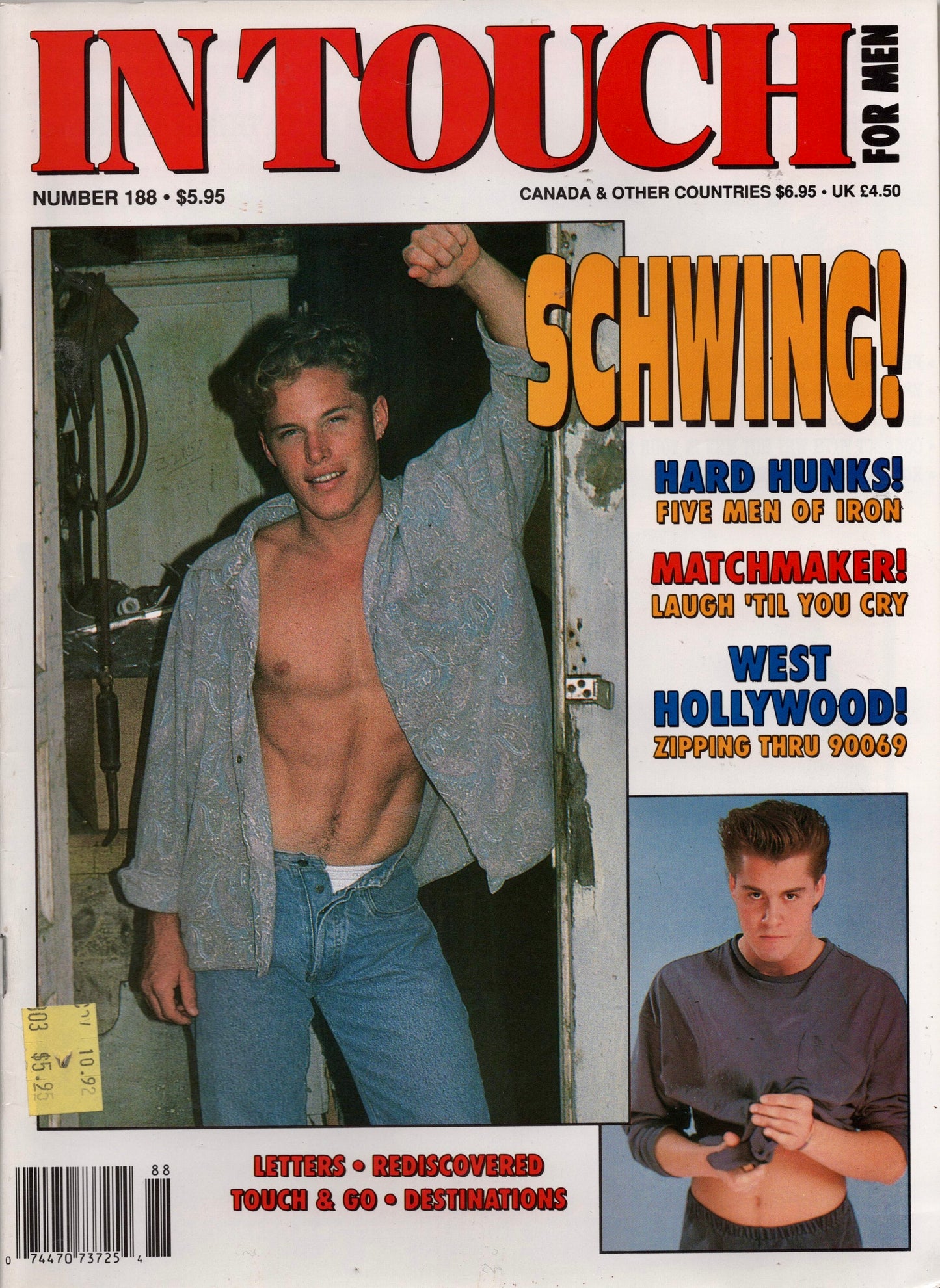 1992 October In Touch For Men Issue 188
