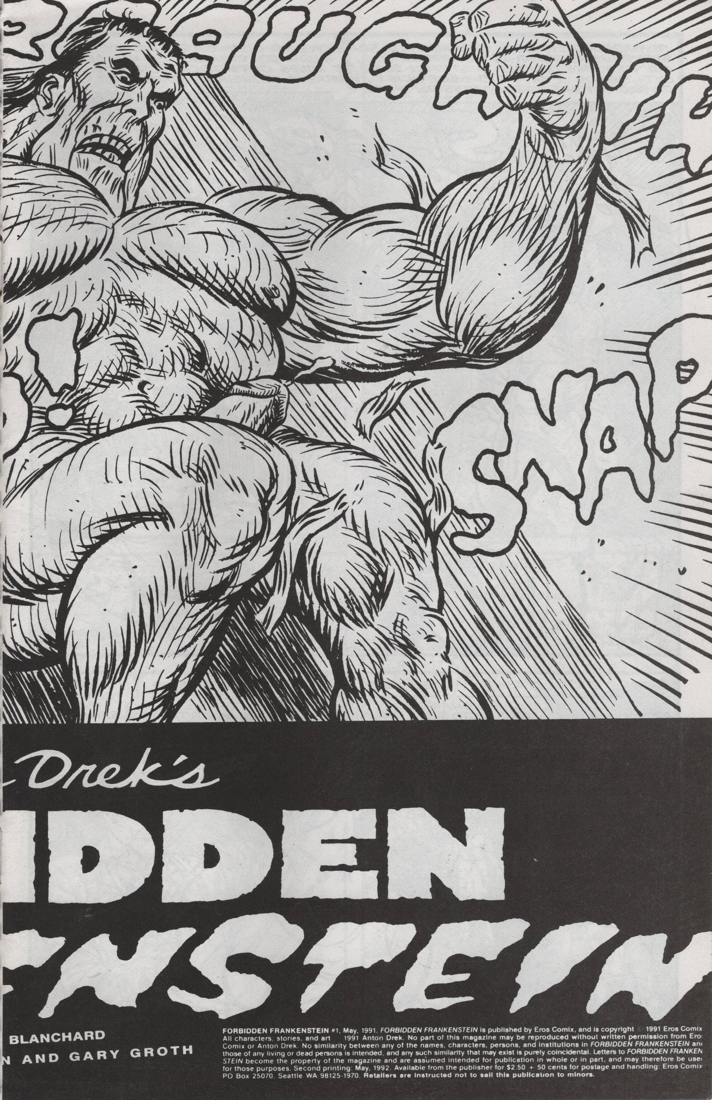 1991 Anton Drek's Forbidden Frankenstein #1 (The Sperm of Frankenstein)