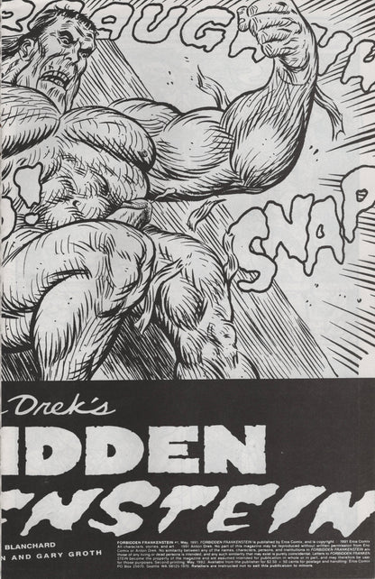 1991 Anton Drek's Forbidden Frankenstein #1 (The Sperm of Frankenstein)