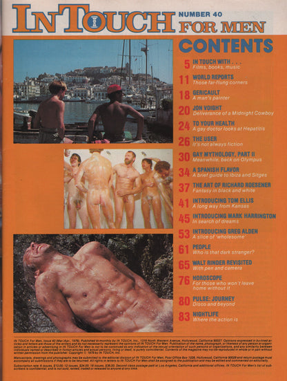 1979 March/April In Touch for Men Magazine Issue 40