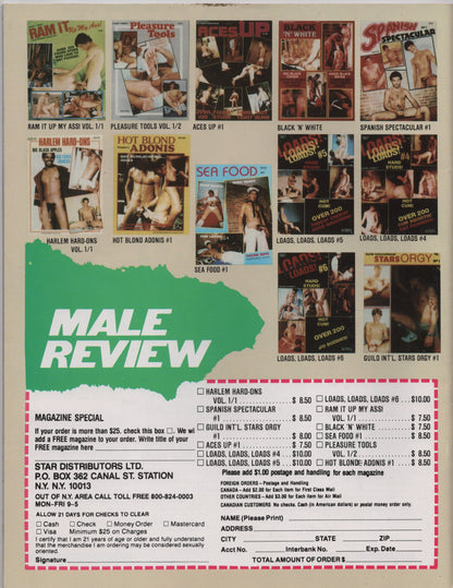 1970's Brian's Boys -Pictorial by Red Hot Nova Video Volume 1 Number 1