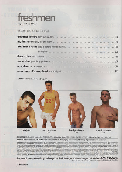 1999 Freshmen Magazine September